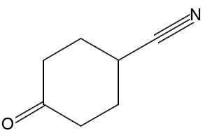 4-OXO-CYCLOHEXANECARBONITRILE structure, CAS 34916-10-4