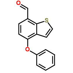 4-PHENOXYBENZO[B]THIOPHENE-7-CARBALDEHYDE structure, CAS 1121583-63-8