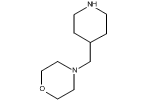 4-PIPERIDIN-4-YLMETHYL-MORPHOLINE structure, CAS 81310-62-5