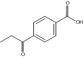 4-PROPIONYLBENZOIC ACID structure, CAS 4219-55-0