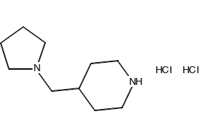 4-PYRROLIDIN-1-YLMETHYL-PIPERIDINE DIHYDROCHLORIDE structure, CAS 780756-54-9