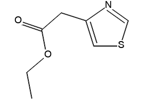 4-THIAZOLEACETIC ACID ETHYL ESTER structure, CAS 120155-43-3