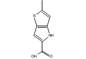 4H-THIENO[3,2-B]PYRROLE-5-CARBOXYLIC ACID structure, CAS 39793-31-2