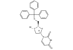 5'-O-TRITYL-2'-DEOXYURIDINE structure, CAS 14270-73-6