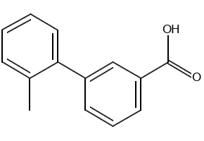 5,5'-DIFLUORO-2'-METHYL-[1,1'-BIPHENYL]-3-CARBOXYLIC ACID structure, CAS 1261988-06-0
