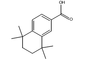 5,5,8,8-TETRAMETHYL-5,6,7,8-TETRAHYDRONAPHTHALENE-2-CARBOXYLIC ACID structure, CAS 103031-30-7