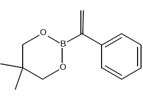 5,5-DIMETHYL-2-(1-PHENYLVINYL)-1,3,2-DIOXABORINANE structure, CAS 938080-25-2