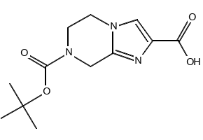 5,6,7,8-TETRAHYDROIMIDAZO[1,2-A]PYRAZINE-2-CARBOXYLIC ACID structure, CAS 885281-33-4