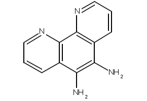 5,6-DIAMINO-1,10-PHENANTHROLINE structure, CAS 168646-54-6