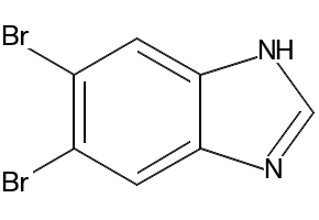 5,6-DIBROMO-1H-BENZO[D]IMIDAZOLE structure, CAS 74545-26-9