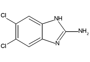 5,6-DICHLORO-1H-BENZO[D]IMIDAZOL-2-AMINE structure, CAS 18672-03-2