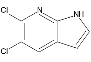 5,6-DICHLORO-1H-PYRROLO[2,3-B]PYRIDINE structure, CAS 1190317-72-6
