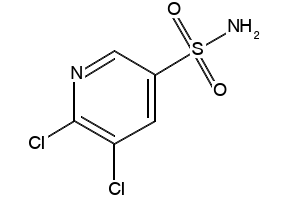 5,6-DICHLOROPYRIDINE-3-SULFONAMIDE structure, CAS 622339-80-4