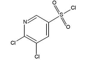 5,6-DICHLOROPYRIDINE-3-SULFONYL CHLORIDE structure, CAS 98121-40-5