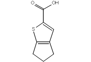 5,6-DIHYDRO-4H-CYCLOPENTA[B]THIOPHENE-3-CARBOXYLIC ACID structure, CAS 19156-53-7