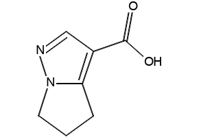 5,6-DIHYDRO-4H-PYRROLO[1,2-B]PYRAZOLE-3-CARBOXYLIC ACID structure, CAS 796729-10-7