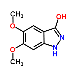 5,6-DIMETHOXY-1H-INDAZOL-3(2H)-ONE structure, CAS 164582-90-5