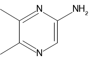 5,6-DIMETHYLPYRAZIN-2-AMINE structure, CAS 6294-70-8