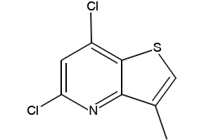 5,7-DICHLORO-3-METHYLTHIENO[3,2-B]PYRIDINE structure, CAS 952435-06-2