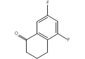 5,7-DIFLUORO-3,4-DIHYDRO-2H-NAPHTHALEN-1-ONE structure, CAS 110931-79-8