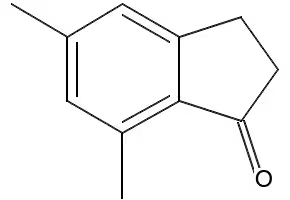 5,7-DIMETHYL-2,3-DIHYDRO-1H-INDEN-1-ONE structure, CAS 6682-69-5