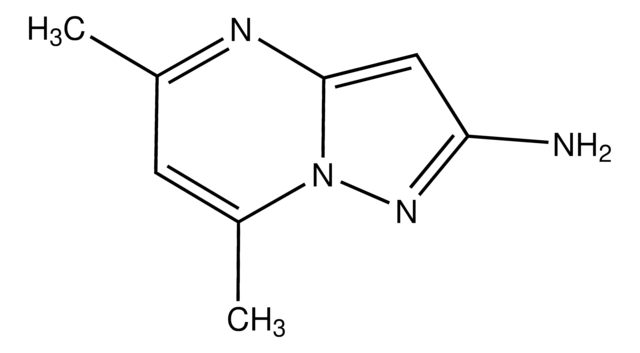 5,7-DIMETHYLPYRAZOLO[1,5-A]PYRIMIDIN-2-AMINE structure, CAS 1605-78-3