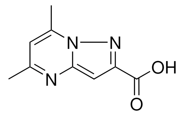 5,7-DIMETHYLPYRAZOLO[1,5-A]PYRIMIDINE-2-CARBOXYLIC ACID structure, CAS 300691-07-0