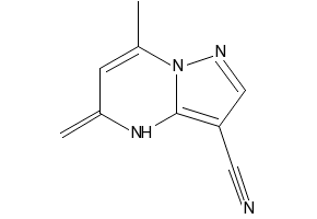 5,7-DIMETHYLPYRAZOLO[1,5-A]PYRIMIDINE-3-CARBONITRILE structure, CAS 43024-16-4