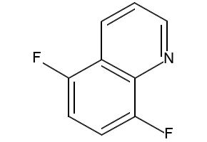 5,8-DIFLUOROQUINOLINE structure, CAS 16650-32-1