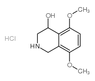 5,8-DIMETHOXY-1,2,3,4-TETRAHYDROISOQUINOLIN-4-OL HYDROCHLORIDE structure, CAS 102073-77-8