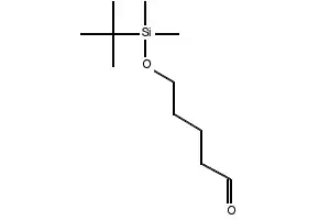 5-((TERT-BUTYLDIMETHYLSILYL)OXY)PENTANAL structure, CAS 87184-80-3