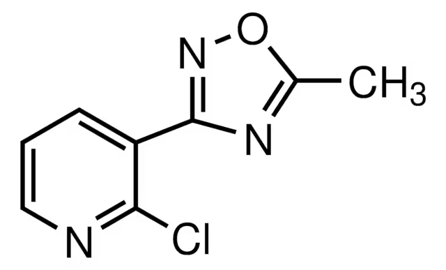 5-(1-CHLORO-2-METHYLPROPAN-2-YL)-3-(3-NITROPHENYL)-1,2,4-OXADIAZOLE structure, CAS 1133116-17-2