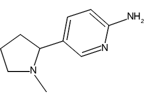 5-(1-METHYLPYRROLIDIN-2-YL)PYRIDIN-2-AMINE structure, CAS 22790-82-5