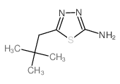 5-(2,2-DIMETHYLPROPYL)-1,3,4-THIADIAZOL-2-AMINE structure, CAS 141187-32-8