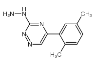 5-(2,5-DIMETHYLPHENYL)-3-HYDRAZINYL-1,2,4-TRIAZINE structure, CAS 915923-39-6