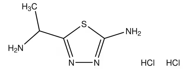 5-(2-AMINOETHYL)-1,3,4-THIADIAZOL-2-AMINE structure, CAS 74784-47-7