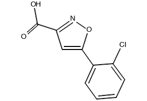 5-(2-CHLOROPHENYL)ISOXAZOLE-3-CARBOXYLIC ACID structure, CAS 334017-34-4