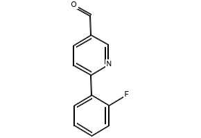 5-(2-FLUOROPHENYL)NICOTINALDEHYDE structure, CAS 887973-67-3