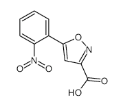 5-(2-NITROPHENYL)ISOXAZOLE-3-CARBOXYLIC ACID structure, CAS 1232028-11-3