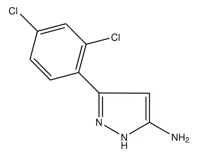 5-(3,5-DICHLOROPHENYL)-1H-PYRAZOL-3-AMINE structure, CAS 766520-00-7