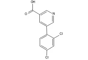 5-(3,5-DICHLOROPHENYL)NICOTINIC ACID structure, CAS 887973-53-7