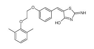 5-(3-(2-(2,6-DIMETHYLPHENOXY)ETHOXY)BENZYLIDENE)-2-IMINOTHIAZOLIDIN-4-ONE structure, CAS 426246-25-5