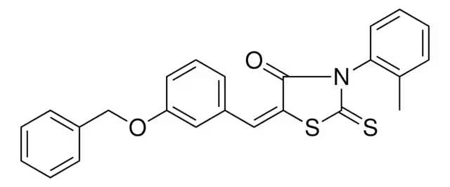 5-(3-(BENZYLOXY)BENZYLIDENE)-2-IMINOTHIAZOLIDIN-4-ONE structure, CAS 331677-11-3