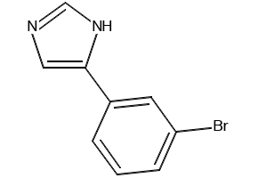 5-(3-BROMOPHENYL)-1H-IMIDAZOLE structure, CAS 53848-00-3