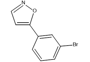 5-(3-BROMOPHENYL)ISOXAZOLE structure, CAS 7064-33-7