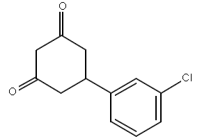 5-(3-CHLOROPHENYL)CYCLOHEXANE-1,3-DIONE structure, CAS 55579-71-0