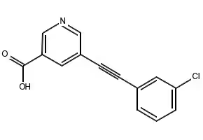 5-(3-CHLOROPHENYL)NICOTINIC ACID structure, CAS 375853-95-5