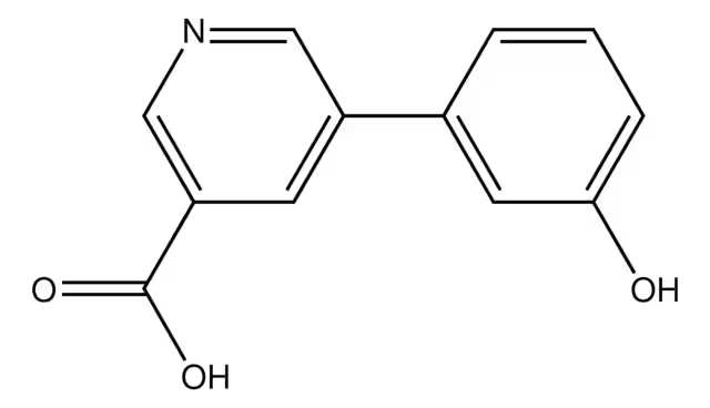 5-(3-HYDROXYPHENYL)NICOTINIC ACID structure, CAS 1181452-05-0