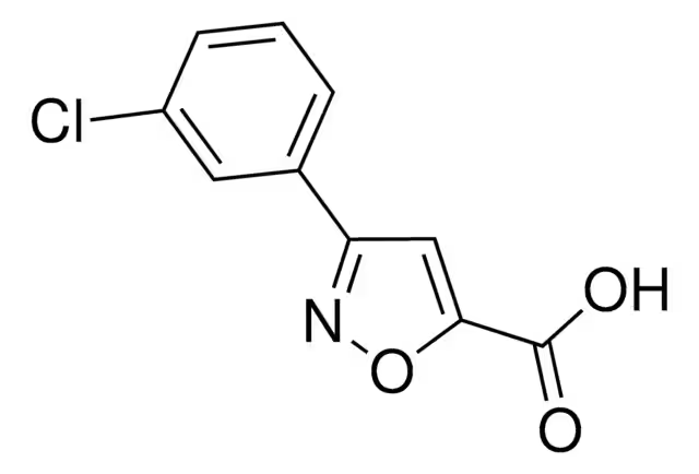5-(3-NITROPHENYL)ISOXAZOLE-3-CARBOXYLIC ACID structure, CAS 199601-80-4
