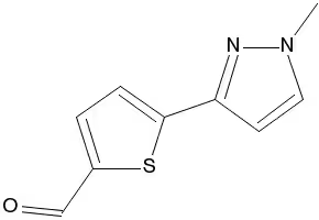 5-(3-NITROPHENYL)THIOPHENE-2-CARBALDEHYDE structure, CAS 38401-73-9